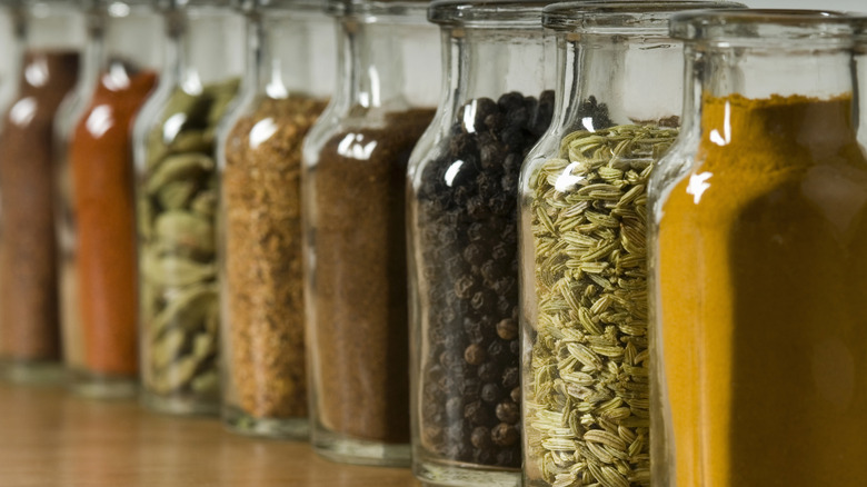 jars of seasonings