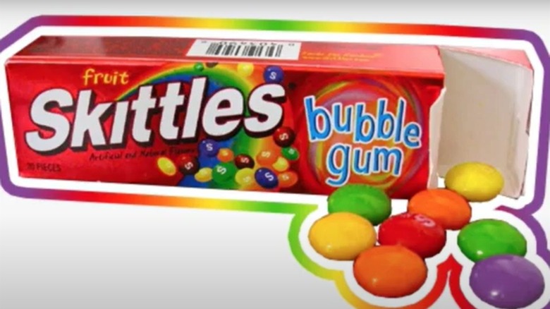 Skittles bubble gum