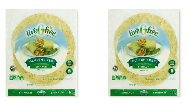 Aldi's LiveGFree Gluten Free Wraps