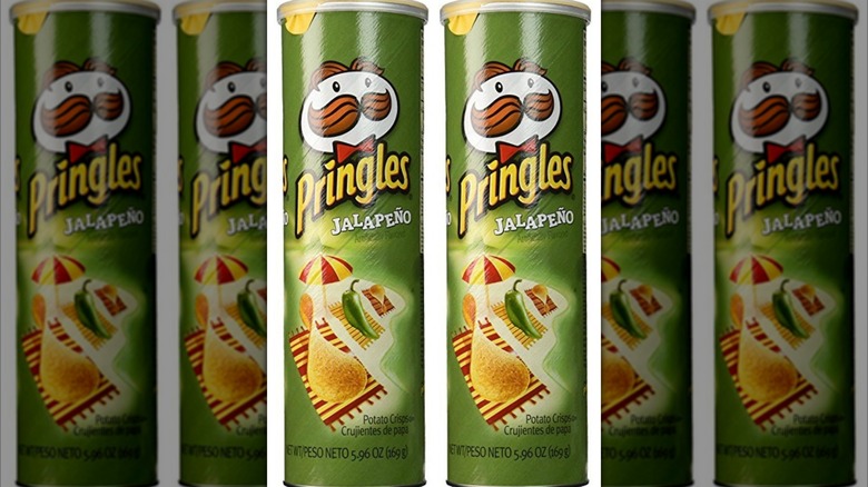 Jalapeño Pringles canisters