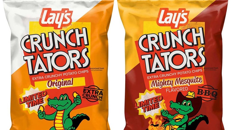 2 flavors of Lay's Crunch Tators