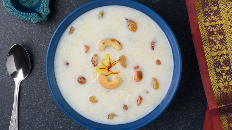 A cashew cream dessert