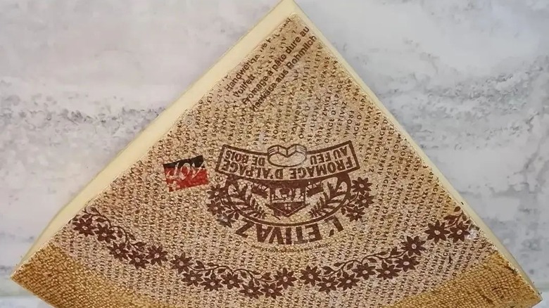 triangle of l'Etivaz cheese