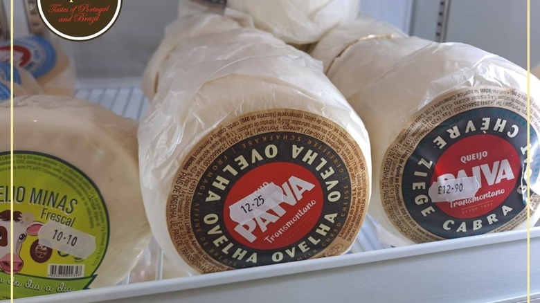 wheels of Olveha cheese