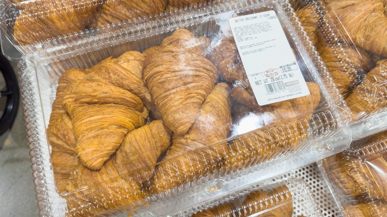 croissants from costco bakery in packaging