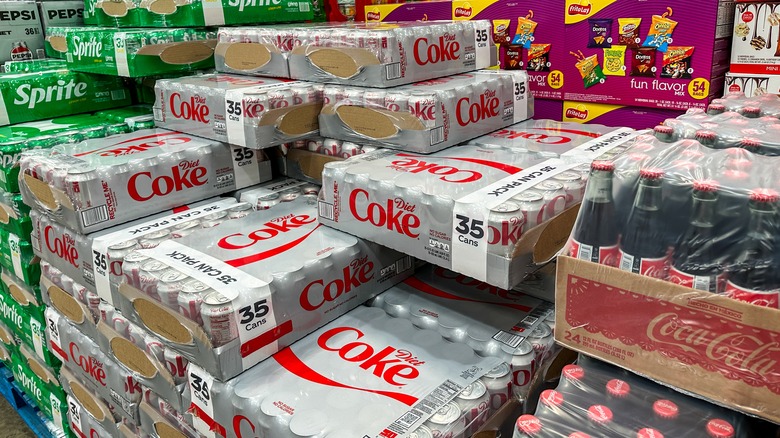 cases of diet coke at a costco