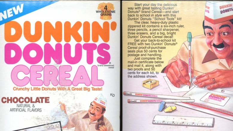 Dunkin' Cereal box