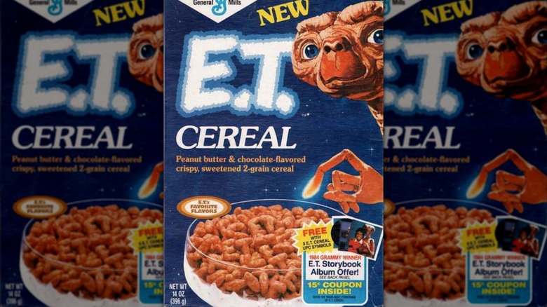 E.T. Cereal and box