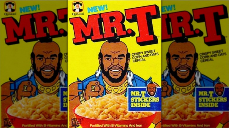 Mr. T cereal box