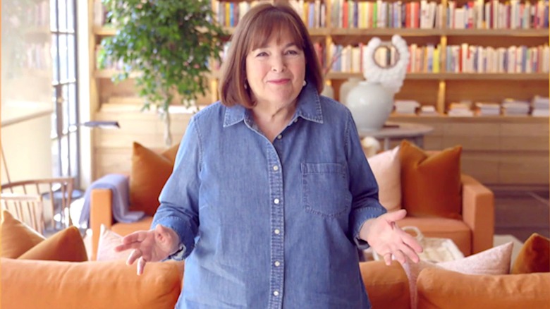 Ina Garten with hands out