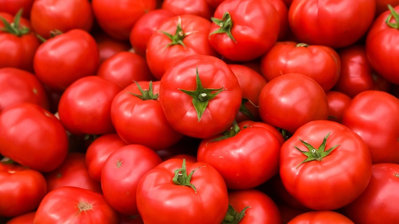 A bushel of tomatoes