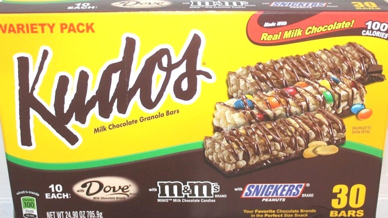 A box of Kudos bars