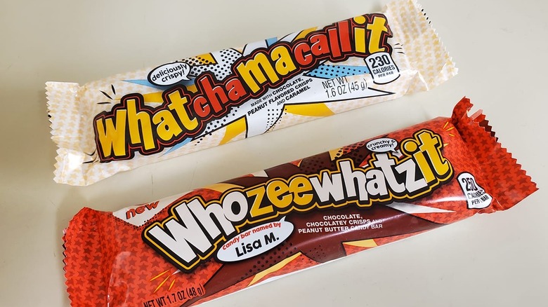 Two Hershey's Whatchamacallit candy bars