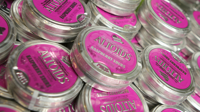 collection of altoid candy tins