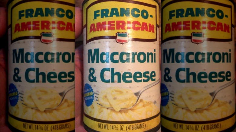 canned macaroni and cheese