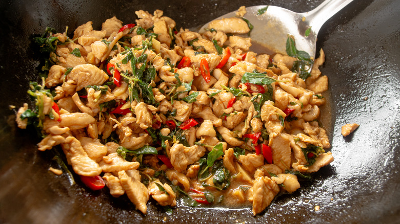 thai basil and chicken