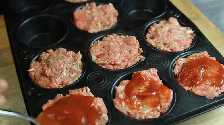 Meatloaf in muffin tin