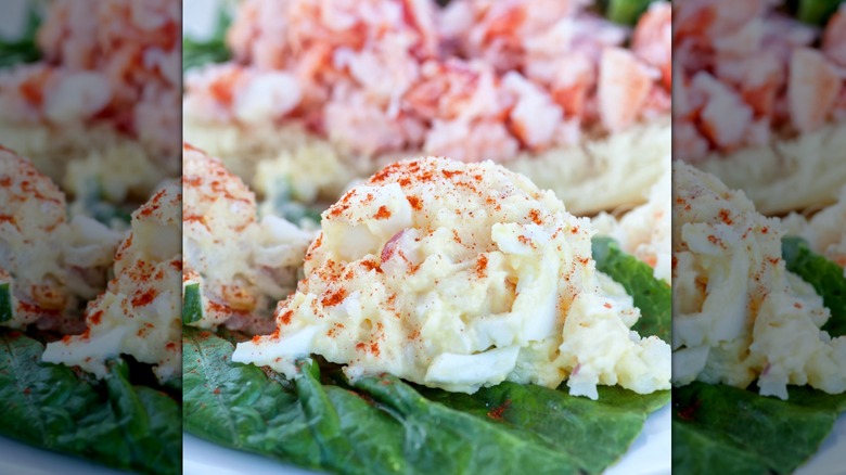 potato salad with lobster