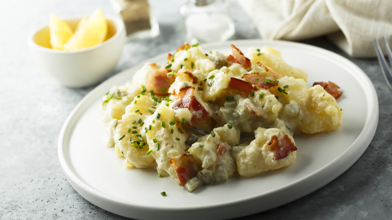 potato salad with bacon