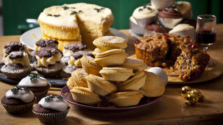 Several homemade pastries on a table