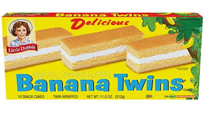 Package of Little Debbie Banana Twins