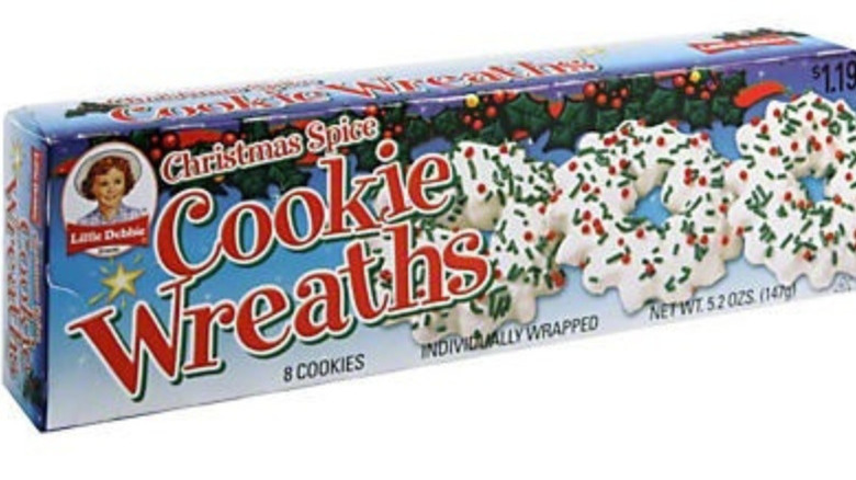 Package of Little Debbie Christmas Spice Cookie Wreaths