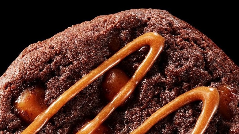 caramel brownie cookie