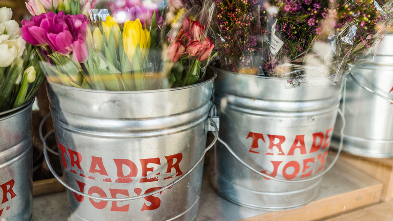 flowers at Trader Joe's