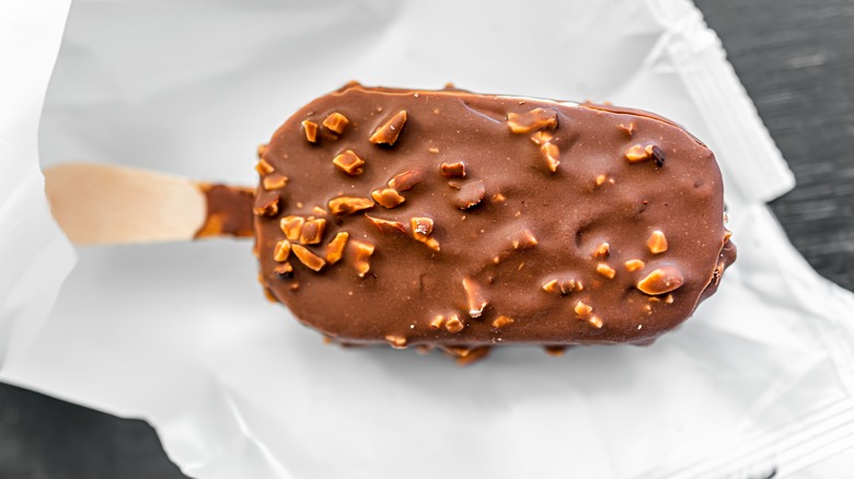 chocolate dipped ice cream bar