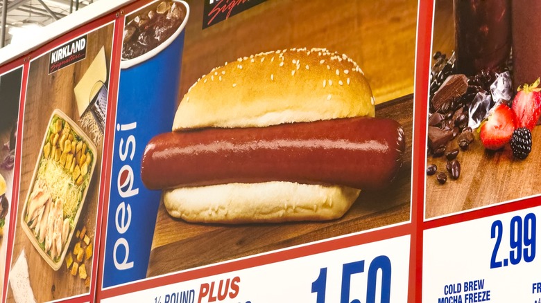 costco food court hot dog