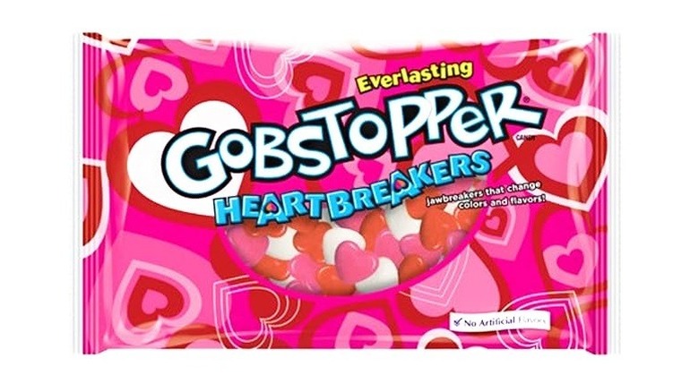 A packet of Everlasting Gobstopper candies on a white background