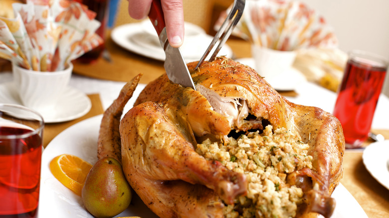 stuffing inside turkey
