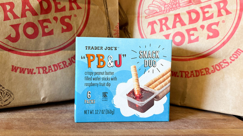 Trader Joe's PB&J snacks in packaging