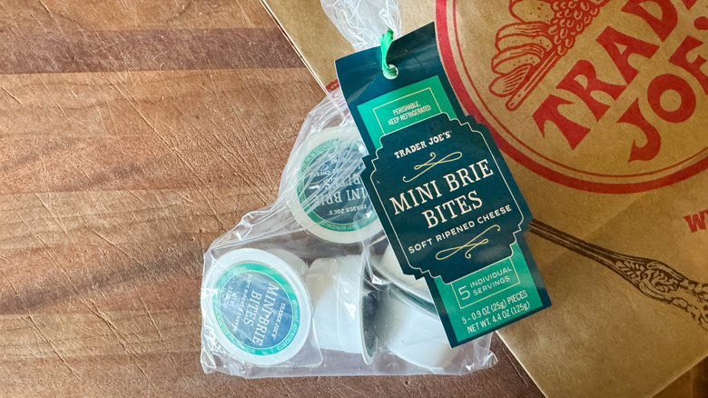 Trader Joe's mini brie bites in package