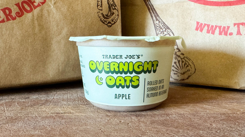 Trader Joe's overnight oats in packaging