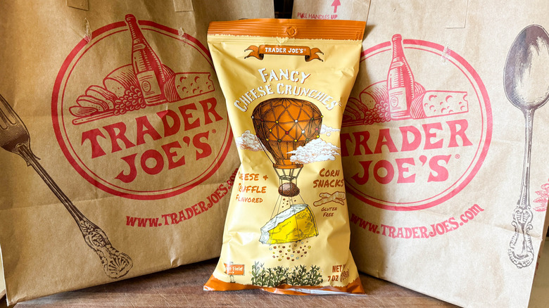 Trader Joe's truffle and cheese chips in package