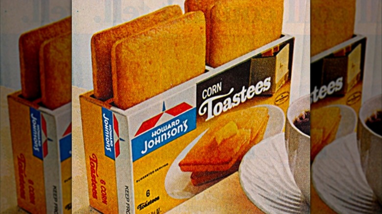 vintage print ad of Howard Johnson's Toastees