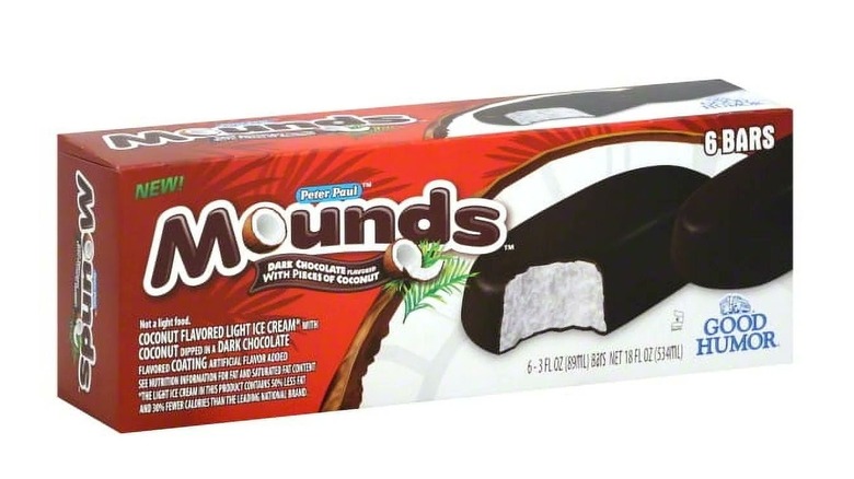 A box of Good Humor Mounds ice cream bars