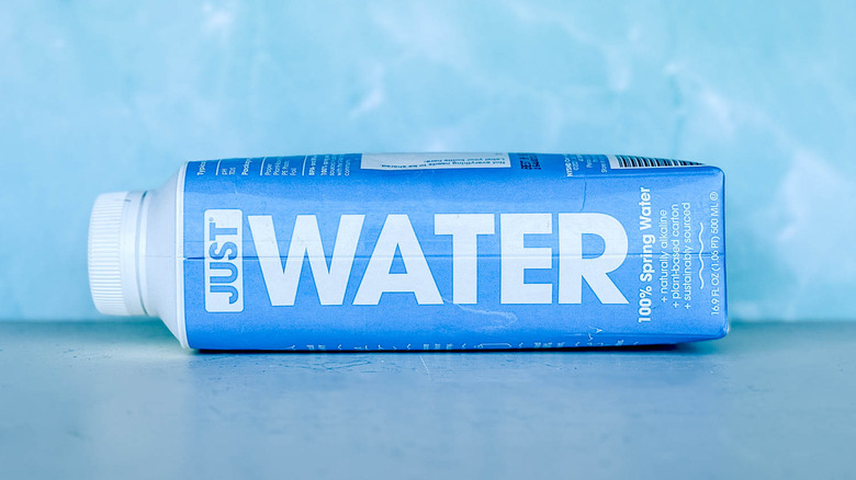 just water paper water carton