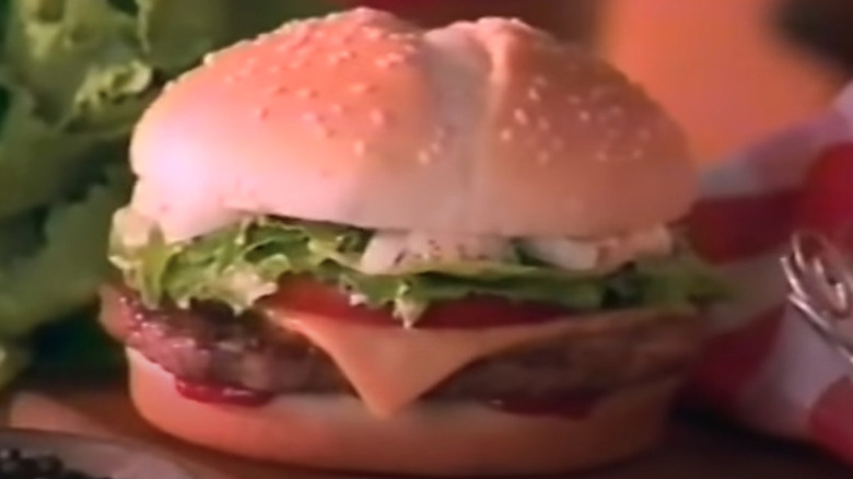 An advert for McDonald's Arch Deluxe