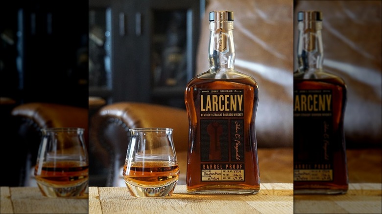 Larceny wheated bourbon bottle