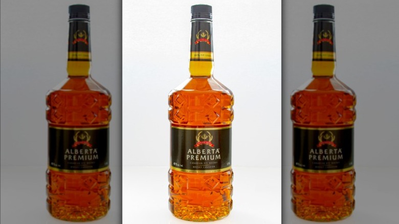 The label of Alberta Premium whiskey