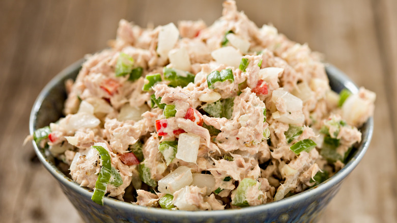 bowl of tuna salad