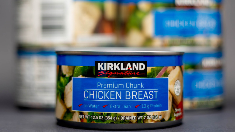 can of Costco chicken breast