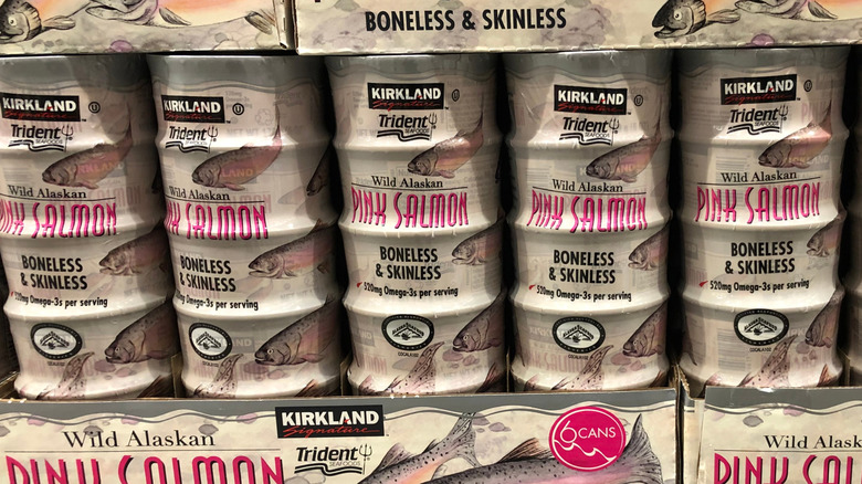 canned wild alaskan salmon at Costco