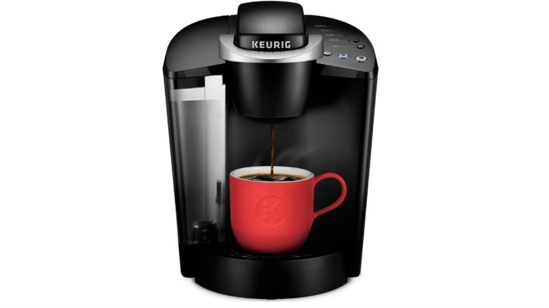 A Keurig K-Classic pod coffee maker