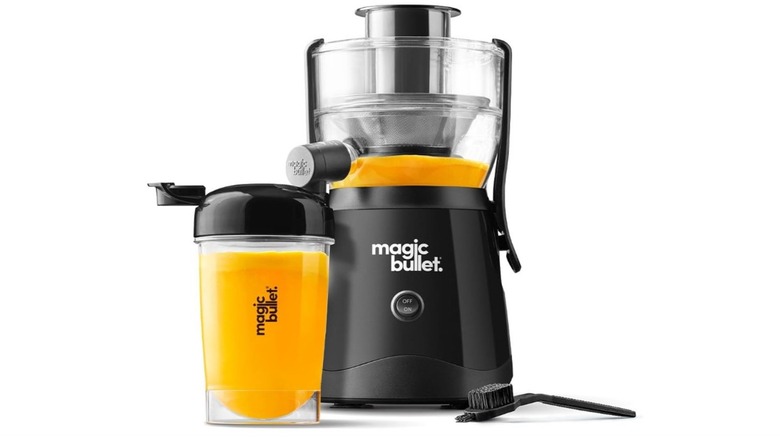 A Magic Bullet Mini Juicer with Cup