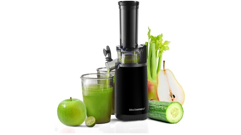 An Elite Gourmet juicer