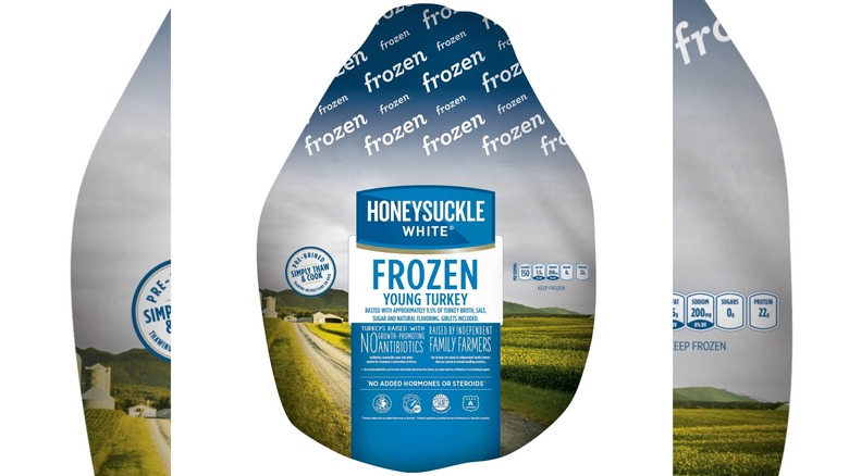 honeysuckle white frozen turkey packaging