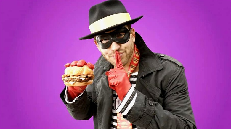 The live-action Hamburglar from the 2015 McDonald's commercial